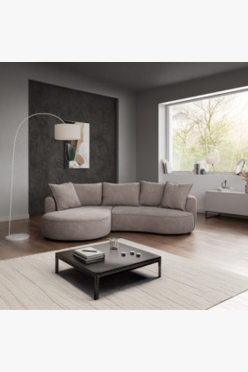 Kényelmes szilárd fa vázú ülőgarnitúra acélrugós párnákkal